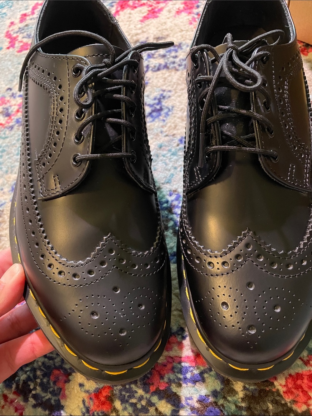 Dr. Martens 3989
Yellow Stitch Smooth Leather Brogue Shoes - Picture 5 of 6